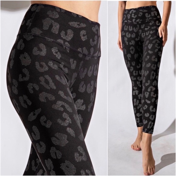 1 LEFT! NYE GOALS Women's Stretchy Leggings Yoga Pants Athleisure Leggings - Picture 3 of 3